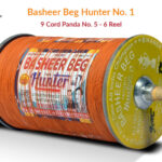 Original Basheer Beg Hunter No. 1 - 9 Cord Panda No. 5 Manjha (6 Reel)+ Free Shipping