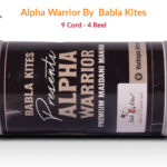 Alpha Warrior 9 Cord (4 Reel) By Babla Kites + Free Shipping