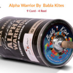 Alpha Warrior 9 Cord (4 Reel) By Babla Kites + Free Shipping
