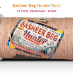 Original Basheer Beg Hunter No. 1 - 12 Cord Panda Gold Manjha (4 Reel) + Free Shipping