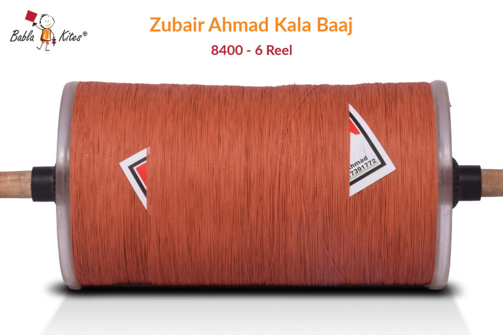 Zubair Ahmad Kala Baaj - 6 Cord Hammer 8400 (6 Reel) Manjha + Free Shipping
