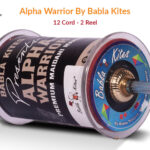 Alpha Warrior 12 Cord (2 Reel) By Babla Kites + Free Shipping