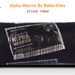 Alpha Warrior 12 Cord (4 Reel) By Babla Kites + Free Shipping