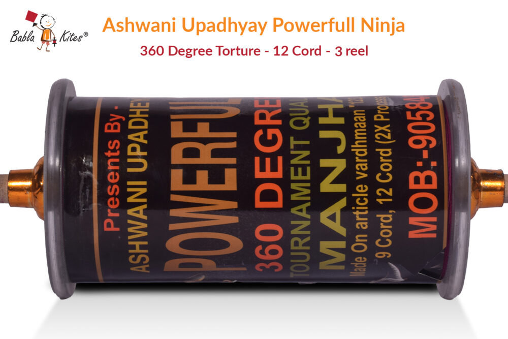 Ashwani Upadhyay Powerfull Ninja 360 Degree Torture- 12 Cord Challenge (3 Reel) Manjha