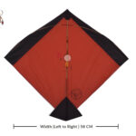 16 Addhi Kolkata Kites (Size 54*58 Centimetres)