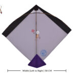 16 Addhi Kolkata Kites (Size 54*58 Centimetres)