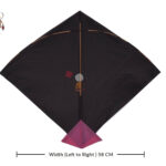 16 Addhi Kolkata Kites (Size 54*58 Centimetres)