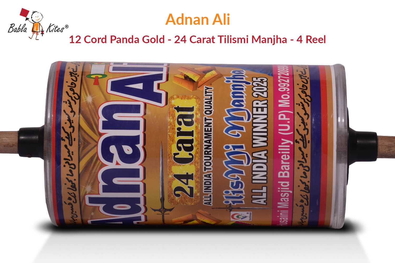 adnan-ali-12-cord-panda-gold-24-carat-tilismi-manjha-4reel. Adnan Ali 12 Cord Panda Gold 24 Carat Tilismi Manjha (4 Reel)