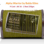 Alpha Warrior 9 Cord AK56 Platinum (2 Reel) By Babla Kites 3 Alpha Warrior 9 Cord AK56 Platinum (2 Reel) By Babla Kites