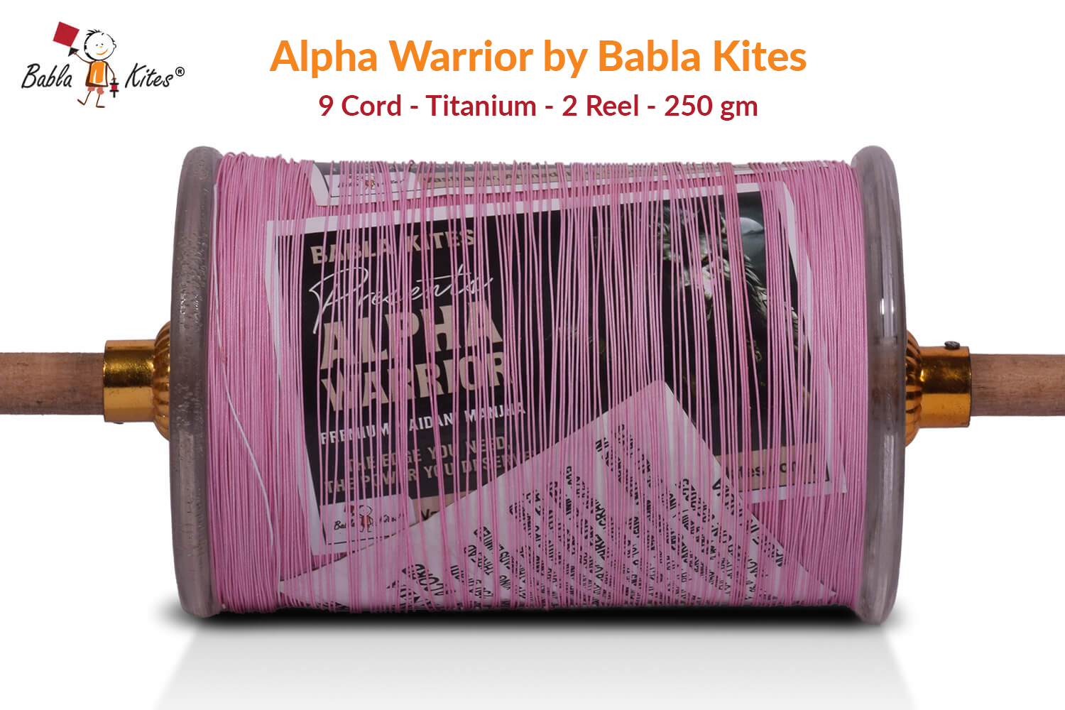 alpha-warrior-by-babla-kites-9-cord-titanium-2-reel-250gm3 Alpha Warrior 9 Cord Titanium (2 Reel) By Babla Kites