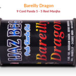 Original Bareilly Dragon 9 Cord Panda No. 5 (5 Reel) Manjha by Ijaz Beg
