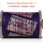Original Basheer Beg Hunter No. 1 - 9 Cord Panda No. 5 Manjha (2 Reel)